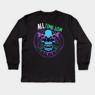 all time low psychedelic Kids Long Sleeve T-Shirt